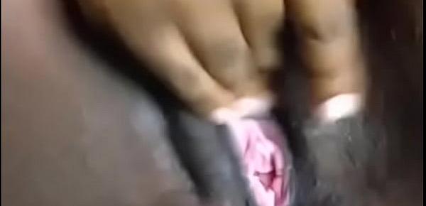  Ebony girl let her big dick boss kill her pussy